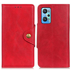 Handytasche Stand Schutzhülle Flip Leder Hülle N06P für Realme Q5 Pro 5G Rot