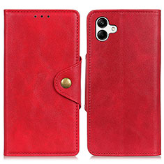 Handytasche Stand Schutzhülle Flip Leder Hülle N06P für Samsung Galaxy A04 4G Rot