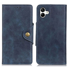 Handytasche Stand Schutzhülle Flip Leder Hülle N06P für Samsung Galaxy A04E Blau