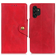 Handytasche Stand Schutzhülle Flip Leder Hülle N06P für Samsung Galaxy A13 4G Rot