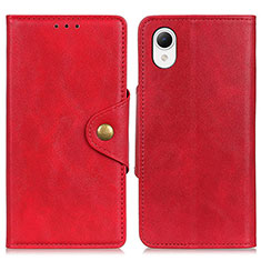 Handytasche Stand Schutzhülle Flip Leder Hülle N06P für Samsung Galaxy A23s Rot