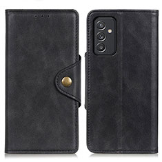 Handytasche Stand Schutzhülle Flip Leder Hülle N06P für Samsung Galaxy A25 5G Schwarz