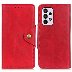 Handytasche Stand Schutzhülle Flip Leder Hülle N06P für Samsung Galaxy A33 5G Rot