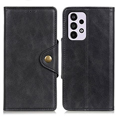 Handytasche Stand Schutzhülle Flip Leder Hülle N06P für Samsung Galaxy A33 5G Schwarz