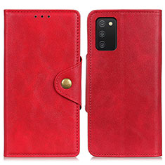 Handytasche Stand Schutzhülle Flip Leder Hülle N06P für Samsung Galaxy M02s Rot