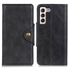 Handytasche Stand Schutzhülle Flip Leder Hülle N06P für Samsung Galaxy S21 Plus 5G Schwarz