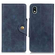 Handytasche Stand Schutzhülle Flip Leder Hülle N06P für Sony Xperia Ace III Blau