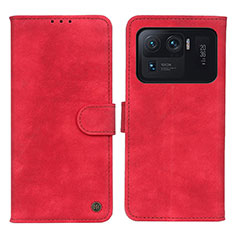 Handytasche Stand Schutzhülle Flip Leder Hülle N06P für Xiaomi Mi 11 Ultra 5G Rot