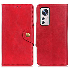 Handytasche Stand Schutzhülle Flip Leder Hülle N06P für Xiaomi Mi 12 5G Rot