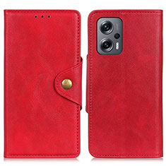 Handytasche Stand Schutzhülle Flip Leder Hülle N06P für Xiaomi Redmi Note 12 Turbo 5G Rot