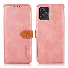 Handytasche Stand Schutzhülle Flip Leder Hülle N07P für Motorola Moto G Power 5G (2023) Rosa