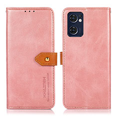 Handytasche Stand Schutzhülle Flip Leder Hülle N07P für OnePlus Nord CE 2 5G Rosa