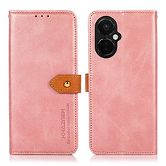 Handytasche Stand Schutzhülle Flip Leder Hülle N07P für OnePlus Nord CE 3 Lite 5G Rosa