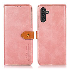 Handytasche Stand Schutzhülle Flip Leder Hülle N07P für Samsung Galaxy A04s Rosa