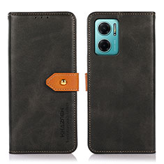 Handytasche Stand Schutzhülle Flip Leder Hülle N07P für Xiaomi Redmi 10 Prime Plus 5G Schwarz