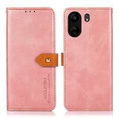 Handytasche Stand Schutzhülle Flip Leder Hülle N07P für Xiaomi Redmi 13C Rosa