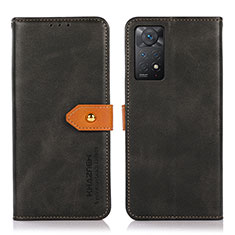 Handytasche Stand Schutzhülle Flip Leder Hülle N07P für Xiaomi Redmi Note 11 Pro 5G Schwarz