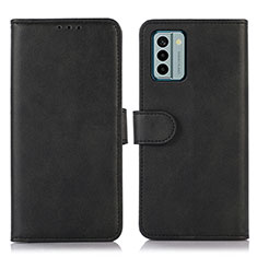 Handytasche Stand Schutzhülle Flip Leder Hülle N08P für Nokia G22 Schwarz