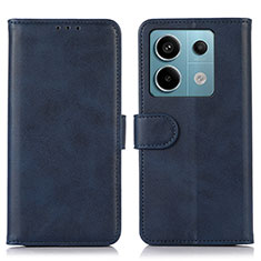 Handytasche Stand Schutzhülle Flip Leder Hülle N08P für Xiaomi Redmi Note 13 Pro 5G Blau