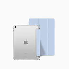 Handytasche Stand Schutzhülle Flip Leder Hülle P04 für Apple iPad 10.2 (2020) Hellblau