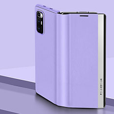 Handytasche Stand Schutzhülle Flip Leder Hülle Q01H für Xiaomi Mix Fold 5G Violett