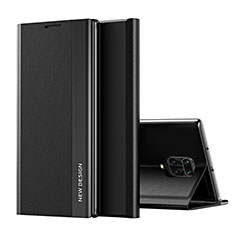 Handytasche Stand Schutzhülle Flip Leder Hülle Q01H für Xiaomi Poco M2 Pro Schwarz