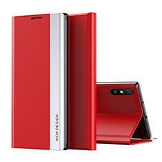 Handytasche Stand Schutzhülle Flip Leder Hülle Q01H für Xiaomi Redmi 9i Rot