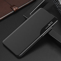 Handytasche Stand Schutzhülle Flip Leder Hülle Q02H für Samsung Galaxy A73 5G Schwarz