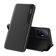 Handytasche Stand Schutzhülle Flip Leder Hülle Q02H für Xiaomi Mi 11T Pro 5G Schwarz