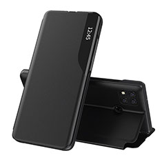 Handytasche Stand Schutzhülle Flip Leder Hülle Q02H für Xiaomi POCO C3 Schwarz