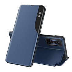 Handytasche Stand Schutzhülle Flip Leder Hülle Q02H für Xiaomi Poco F4 GT 5G Blau