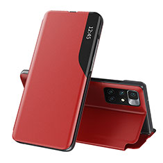 Handytasche Stand Schutzhülle Flip Leder Hülle Q02H für Xiaomi Redmi Note 11 4G (2021) Rot
