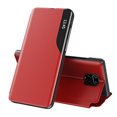 Handytasche Stand Schutzhülle Flip Leder Hülle Q02H für Xiaomi Redmi Note 9 Pro Rot