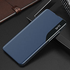 Handytasche Stand Schutzhülle Flip Leder Hülle Q03H für Xiaomi Poco M5 4G Blau