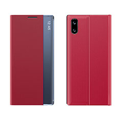 Handytasche Stand Schutzhülle Flip Leder Hülle Q04H für Xiaomi Redmi 9A Rot