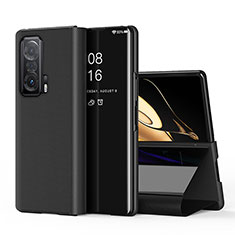 Handytasche Stand Schutzhülle Flip Leder Hülle QH1 für Huawei Honor Magic V 5G Schwarz