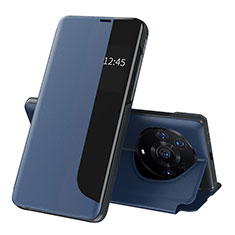 Handytasche Stand Schutzhülle Flip Leder Hülle QH1 für Huawei Honor Magic3 Pro+ Plus 5G Blau