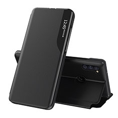 Handytasche Stand Schutzhülle Flip Leder Hülle QH1 für Samsung Galaxy A11 Schwarz