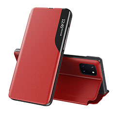 Handytasche Stand Schutzhülle Flip Leder Hülle QH1 für Samsung Galaxy Note 10 Lite Rot