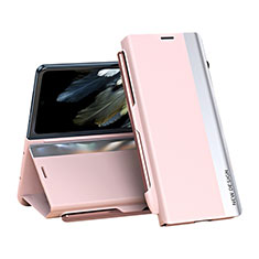 Handytasche Stand Schutzhülle Flip Leder Hülle QH2 für OnePlus Open 5G Rosa