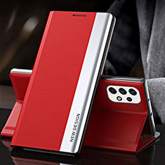 Handytasche Stand Schutzhülle Flip Leder Hülle QH2 für Samsung Galaxy A33 5G Rot