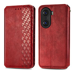 Handytasche Stand Schutzhülle Flip Leder Hülle S01D für Huawei Honor 60 5G Rot