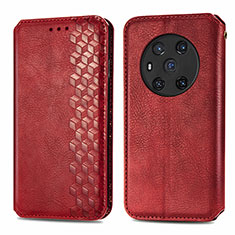 Handytasche Stand Schutzhülle Flip Leder Hülle S01D für Huawei Honor Magic3 5G Rot