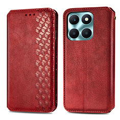 Handytasche Stand Schutzhülle Flip Leder Hülle S01D für Huawei Honor X6a Rot