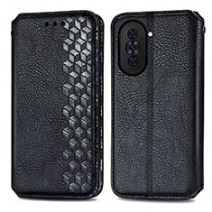 Handytasche Stand Schutzhülle Flip Leder Hülle S01D für Huawei Nova 10 Pro Schwarz