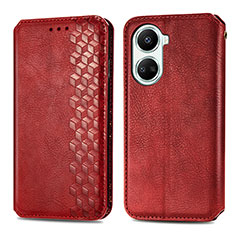 Handytasche Stand Schutzhülle Flip Leder Hülle S01D für Huawei Nova 10 SE Rot