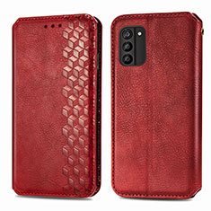 Handytasche Stand Schutzhülle Flip Leder Hülle S01D für Nokia G100 Rot