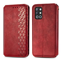 Handytasche Stand Schutzhülle Flip Leder Hülle S01D für OnePlus 9R 5G Rot