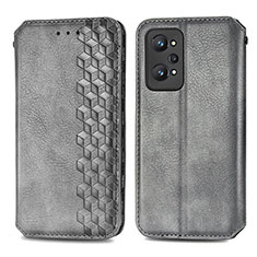 Handytasche Stand Schutzhülle Flip Leder Hülle S01D für Realme GT Neo 3T 5G Grau