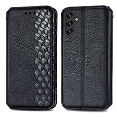 Handytasche Stand Schutzhülle Flip Leder Hülle S01D für Samsung Galaxy A04s Schwarz